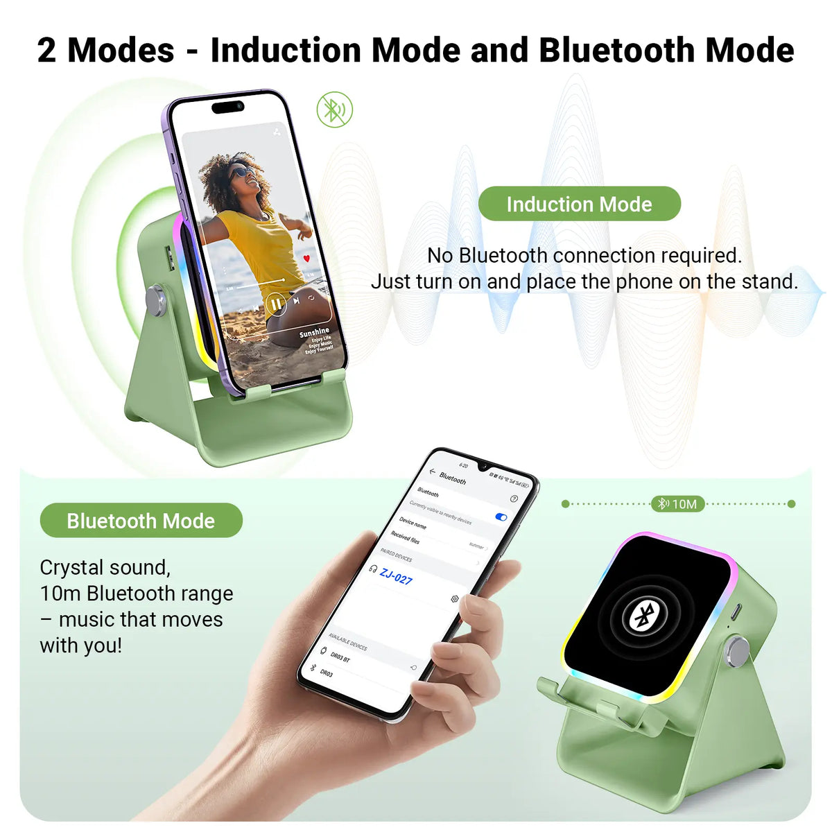 5-in-1 Wireless Charging Phone Stand with Power Bank